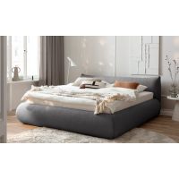 MC AKCENT - FORTELLO Łóżko z pojemnikiem 160x200 | Tkanina Marieta szara 9510 | FOR16073