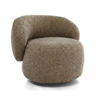 Mars Meble - MOA Fotel na obrotowej podstawie | BROWN – Bella 10 | PROMOCJA