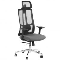 STEMA - AKCENT Fotel Obrotowy | Szary-Czarny | Obciążenie do 150 kg | Zgodny z Rozporządzeniem z 2023 roku