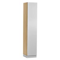 NEW ELEGANCE - NEW ELEGANCE SLEEP VARIA Szafa 45 | drążki | Biały mat / Dąb | DOSTĘPNE OD RĘKI