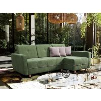 Mars Meble - GREY NEW GREEN Narożnik z funkcją i pojemnikiem PROMOCJA