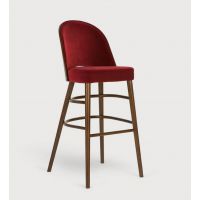 PAGED - SHELL Krzesło Barowe H-0048 | Buk | Kont.