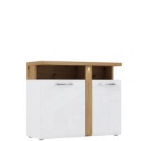 Forte - TULUZA Komoda TUZK221B Biały Połysk | DOSTĘPNA OD RĘKI