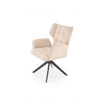 HALMAR - K601 Krzesło | Obrót siedziska | beżowy