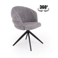 HALMAR - K604 Krzesło | Obrót siedziska | Popielaty