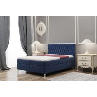 SOFIA MEBLE - KATE Łóżko kontynentalne 160x200 z pojemnikiem