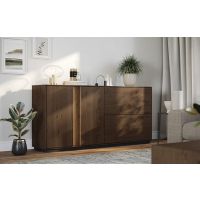 KATMANDU MEBLE - COLLODI Komoda 185 | Dąb tabacco | ZICOL05T