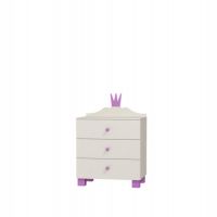 BabyBest - PRINCESSA - KORONA Komoda z 3-szufladami KM-KR I