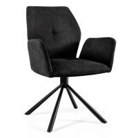 UNIQUE MEBLE - ALICE Krzesło Konferencyjne | Obrotowe Siedzisko | Tkanina