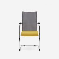 NOWY STYL - @-MOTION Krzesło konferencyjne LUX CFP | Oparcie siatkowe | Podłokietniki