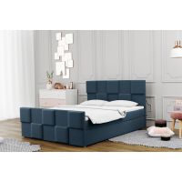 SOFIA MEBLE - MALTA Łóżko kontynentalne 200x200 z pojemnikiem