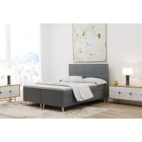 SOFIA MEBLE - MANILA Łóżko kontynentalne 160x200 z pojemnikiem