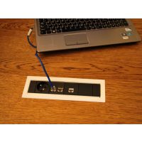 FORMAT - SKLEP - FRAME Mediaport F5M3GB3RJ1VG | 3 x 230 V | 3 x RJ45 kat 5e | 1 x VGA | 3 Modułów