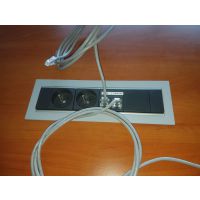 FORMAT - SKLEP - FRAME Mediaport F5M3GB2RJ | 3 x 230 V | 2 x RJ45 kat 5e | 3 Modułów