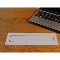 FORMAT - SKLEP - TOP SOCKET Mediaport T3M2GB2RJ1VG | 2 x 230 V | 1 x RJ45 kat 5e | 2 Moduły