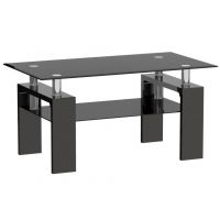 FURNITEX - A08-2 H-55 LAKIER Ława | Czarna