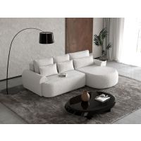 Mars Meble - OLIVIO L PREMIUM CREME Narożnik z funkcją spania i pojemnikiem PROMOCJA