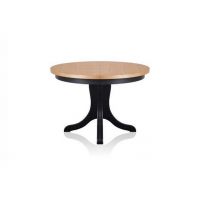 HALEX - OSKAR XII Stół dąb | Średnica 100+2x50 wkładka