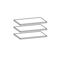 LIVEO - BESTO BT10 PÓŁKI WEWNĘTRZNE DO SZAFY BT09 3 szt.