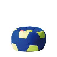 GIGANT PUFA - Pufa PIŁKA 250L niebiesko-limonkowa