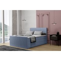 SOFIA MEBLE - PARIS PREMIUM Łóżko kontynentalne 160x200 z pojemnikiem