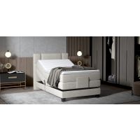 WERSAL - REY Łóżko Kontynentalne Elektrycznie Sterowane 90x200 | Materac Pocket | Materac Pocket