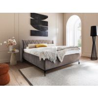 MC AKCENT - SARNIA Łóżko bez pojemnika 180x200 | Tkanina beż 05 | SAR18041