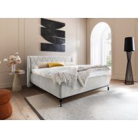 MC AKCENT - SARNIA Łóżko bez pojemnika 180x200 | Tkanina taupe 4303 | SAR18031