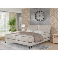 MPF MEBLE POLSKIE FIJAŁEK - SILVIO Łóżko Kontynentalne | z materacem | 180x200