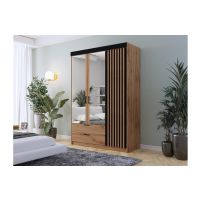 STOLMEX - LAMEL Szafa 4/150 | z lustrem | strona lewa