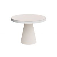 HUBERTUS - GLAMOUR TOLEDO Stół 100 | Kaszmir połysk | Chrom