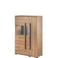 HELVETIA MEBLE WIERUSZÓW - Tulsa Komoda wysoka 2D (1xszkl) lewa ..42