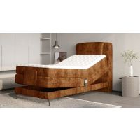 WERSAL - WAVE Łóżko Kontynentalne Elektrycznie Sterowane 120x200 | Materac Pocket | Materac Pocket | Top zintegrowany