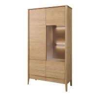 MEBIN - TANGO Witryna podwójna | Lewa 1DS1D z oświetleniem