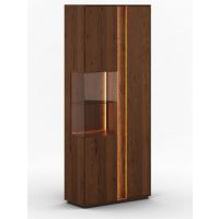 KATMANDU MEBLE - COLLODI Witryna 2D | Dąb tabacco | ZICOL02T